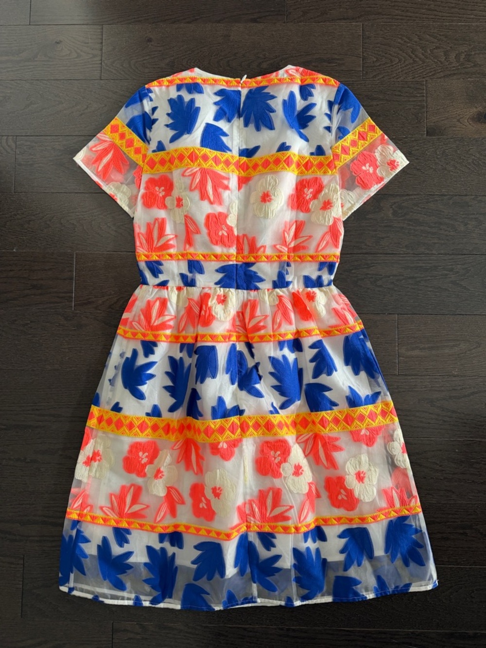 P.A.R.O.S.H floral tea length dress Small - Picture 2 of 5